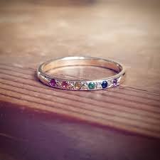 Rainbow Engagement Ring Rainbow Wedding Ring Rainbow Wedding Etsy Gold Wedding Bands Women Lesbian Wedding Rings Rainbow Wedding Band