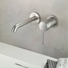 This includes grohe kitchen faucets, delta kitchen faucets, price pfister kitchen faucets, hansgrohe faucets, danze kitchen sink taps, kohler kitchen faucets, pegasus. Grohe Essence Wall Mounted Two Hole Basin Mixer Projection 183 Mm Supersteel 19408dc1 Reuter