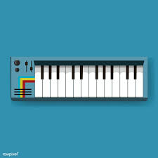 Digital Electronic Keyboard Musical Instrument Icon Illustration Vector Free Image By Rawpix Vector Free Free Vector Illustration Keyboard Musical Instrument