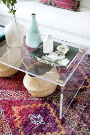 Acrylic Decor Acrylic Decor Coffee Table Rugs In Living Room