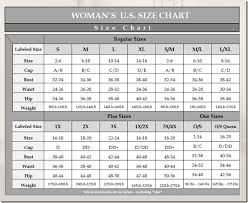 Size Charts Naughty And Nice Lingerie