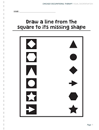 Visual Perceptual Activity Worksheets Chicago Occupational Therapy In 2020 Visual Perceptual Activities Occupational Therapy Kids Visual Discrimination Worksheets