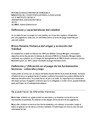 Haz una lluvia de ideas, evalúa los posibles conceptos y ponle un nombre. Educacion Fisica Voleibol Voleibol Juegos Competitivos