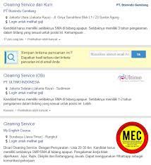 Scopri ricette, idee per la casa, consigli di stile e altre idee da provare. 12 Lowongan Kerja Cleaning Service 2020 Job Fair Lowongan Kerja 2020 Lulusan Smk Lulusan Sma Smp