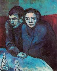 Pablo Picasso Man And Woman In Cafe 1903 Picasso Art Pablo Picasso Art Picasso Blue Period