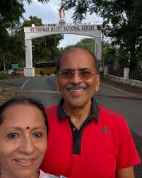 Feeling blessed after completing 10 times up and down St Thomas Mount.  Roopa completed 7 times. Wishing all a happy and Merry Christmas. You just  have to get up get out and