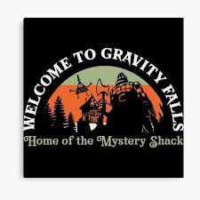 Gravity falls is an american animated mystery comedy television series created by alex hirsch for disney channel and disney xd. Gravity Falls Portal Wall Art Redbubble
