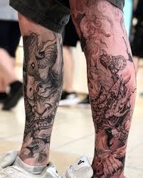 Discover an appreciation for weaponry and honor with the top 40 best katana tattoo designs for men. Tattoo Dragon Japon Japanese Leg Tattoo Dragon Sleeve Tattoos Trendy Tattoos