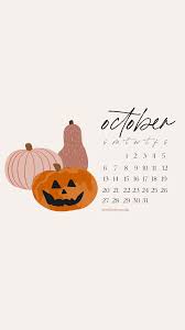 October Calendar October Wallpaper October Calendar Fall Wallpaper