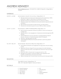 The basic information at the top of your resume (your name, title, etc.) are a critical place to make a first impression. Dental Assistant Resume Examples And Tips Zippia