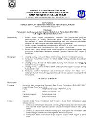 1 0 9 surat palsu kelengkapan data dapodik 2016. Sk Operator Dapodik 2018
