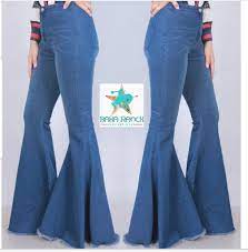 Traditionally, bell bottoms flare below the knee, but some contemporary cuts flare gently below the thighs. Big Girl Bell Bottom Jeans Promotions