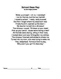 Drum it with your fingers, stamp it. Poems And Grammar Reading Strategies By Teachbyday Tpt