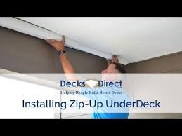 Zip Up Underdeck System Creates An Attractive Water Tight Ceiling In Your Outdoor Space It Is Simple To Under Deck Roofing Building A Deck Under Deck Ceiling