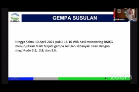 Gempa bumi berkekuatan magnitudo (m) 6,7 terjadi di kabupaten malang, jawa timur, ini gerakannya terasa hingga ke bali. Tfnru8lmgvo83m