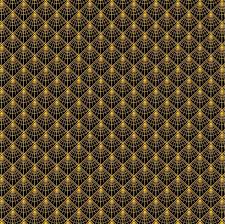 1/24 Halloween Art Deco Spider Web Dollhouse Wallpaper 1:24 Black/gold  Miniature for Roombox or Diorama Printable Download 8.5x11 11x17