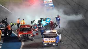 Nascar driver ryan newman, who suffered a serious crash during the daytona 500 event on monday, is awake and talking but still hospitalized in serious condition, his family confirmed. Denny Hamlin Wins Daytona 500 Newman In Crash