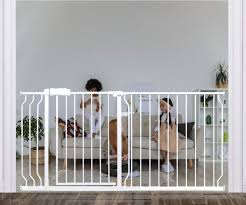 Buy Extra Wide Baby Gate 62 To 67 Inch Pressure Monuted Safety Gate For Kids Or Pets Dogs Auto Close Child Pet Safety Gates For Doorways Stairs Living Room With Extensions Online