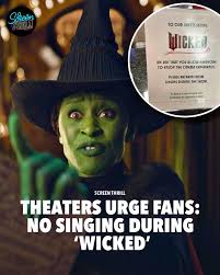 Is it okay to sing along to a movie or play when you go to see it? Serious  debate from the theater kids! Help, we are all seeing Wicked tomorrow 🤣🤣