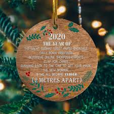 Maybe you would like to learn more about one of these? Remembering 2020 Decorative Christmas Ornament Funny Holiday Gift