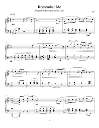 Print And Download Remember Me Adapted From The Disney Movie Coco S Theme Song Remember Me The Original Key Is In C Me Too Lyrics Flute Music Disney Songs