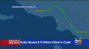 Kobe bryant, his daughter gianna, and seven others had been killed. Flightaware Reveals The Flight Pattern Of Kobe Bryant S Fatal Crash Youtube