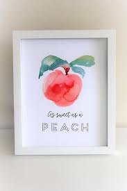 Peach Art Print Peach Wall Art Peach Theme Peach Party Bathroomthemes Peach Walls Peach Art Peach Decor