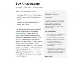 (amzn) stock quote, history, news and other vital information to help you with your stock trading and investing. Motley Fool Vs Zacks Which Stock Advisor Program Is Better