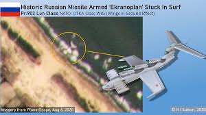 Russian Navy S Mighty Ekranoplan May Have Been Wrecked Lun Class Ekranoplan Ground Effects Photo