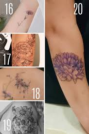 3d butterfly tattoos 170+pcs for women, scar cover up makeup temporary tattoos body art waterfroof sticker monarch butterfly flower design for leg, thigh, hip and more brand: 37 Bold Aster Flower Tattoo Designs Ideas Tattooglee