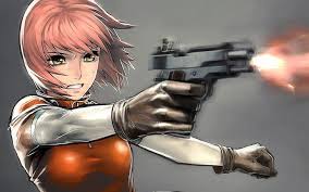 The color itself sometimes reflects how down to earth the characters are while still being unworldly. Guns Short Hair Girls With Guns Anime Girls Mezzo Forte Mikura Suzuki 1440x900 Motorcycles Suzuki Hd Art Hd Wallpaper Wallpaperbetter