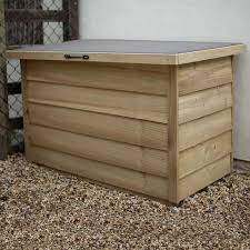 Small wooden garden storage box. 3 6 X 2 1 Forest Wooden Garden Storage Chest Outdoor Patio Storage Box 1 08m X 0 55m Small Garden Storage Garden Storage Outdoor Storage Boxes