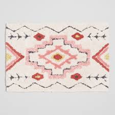 Shop best sellers · deals of the day · shop our huge selection Terracotta And Blush Sunwashed Tufted Bath Mat Multi Cotton By World Market Bathroom Rugs Bathroom Bath Mats Bath Rugs