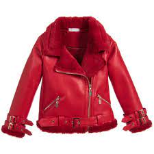 Girls Red Aviator Jacket For Girl By Fun Fun Discover More Beautiful Designer Coats Jackets For Kids Onli Powerful Women Fashion Red Aviators Girls Jacket