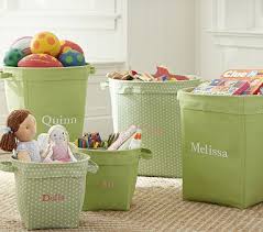 Green Canvas Storage Storage Kids Room Kids Storage Canvas Storage Shop pottery barn kids' baby hampers and kids laundry baskets for keeping everyone's laundry organized.