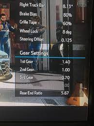 How do i setup car at talladega to g. Unable To Adjust 4th Gear For Custom Setups In Heat 5 704nascarheat