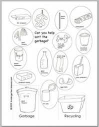 Recycling Worksheets For Kids Kindergarten Worksheets Recycling Recycling For Kids