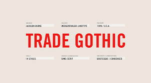 We have 729 free modern fonts to offer for direct downloading · 1001 fonts is your favorite site for free fonts since 2001. Trade Gothic Font Family From Linotype