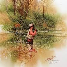 4,888 fly fishing clip art images on gograph. Fly Fishing Series Perfect Spot Fly Fishing Art Fly Fishing Fly Fishing Shirts