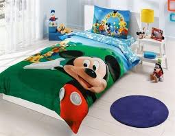 Tac Disney Mickey Mouse Clup Tek Kisilik Nevresim Takimi Nevresim Takimi Yatak Kilifi Nevresim Takimlari