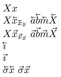 Vec X But With Arrow From Right To Left Tex Latex Stack Exchange