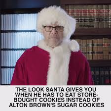 Remove cookies to cooling racks and. Alton Brown Cookies For Santa Facebook