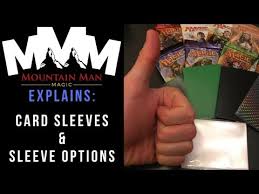 To make them would take hours of cutting, and. Magic The Gathering Card Sleeve Theory Easy Diy Sleeve Options Youtube