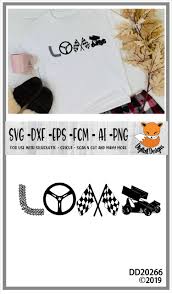 Download Sprint Car Racing Race Track Love Svg 885888 Cut Files Design Bundles