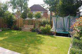 Small Contemporary Garden Shoot Contemporary Garden Backyard Trampoline Backyard