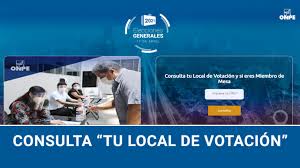 08 de agosto de 2020; Consulta Tu Local De Votacion En Www Consultamiembrodemesa Eleccionesgenerales2021 Pe