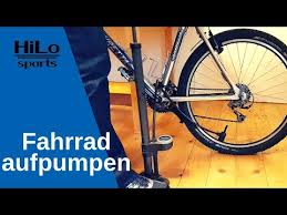 Fahrrad Aufpumpen Wie Du Deine Fahrradreifen Richtig Aufpumpst Youtube