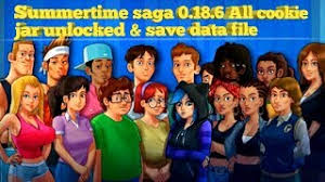 I uninstalled the game and i'd like to continue my progress. Summertime Saga Cookie Jar Characters