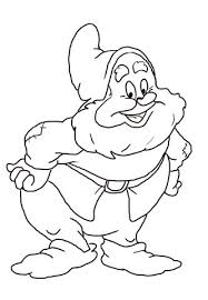 Happy Dwarf Coloring Page Free Printable Coloring Pages Snow White Coloring Pages Disney Coloring Pages Disney Coloring Sheets