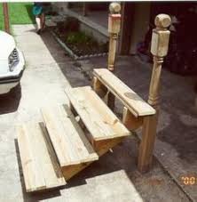 How To Build Portable Steps Ehow Uk Summer Porch Decor Camper Steps Outdoor Wood